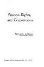 Persons Rights and Corporations