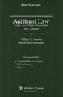 Antitrust Law Index and Tables Pamphlet 2007 Edition