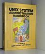 Unix System Administration Handbook