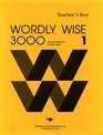 Wordly Wise 3000: Book 1 : Teacher's Key