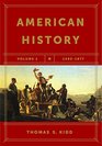 American History Volume 1 14921877