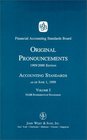 Original Pronouncements 1999/2000 Accounting Standards As of June 1 1999 Fasb Statements of Standards
