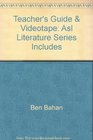 Teacher's Guide  Videotape Asl Literature Series Includes