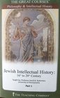 Jewish Intellectual History 16th to 20th Century CDs  The Teaching Company