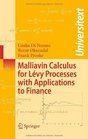 Malliavin Calculus for Lvy Processes with Applications to Finance