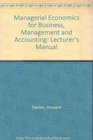 Managerial Economics for Business Management and Accounting Lecturer's Manual