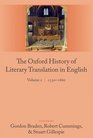 The Oxford History of Literary Translation in English Volume 2  15501660