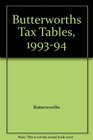Butterworths Tax Tables 199394