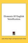 Elements Of English Versification