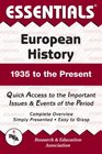 Essentials of European History 1935 To the Present