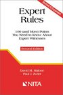 Expert Rules 100  Points You Need to Know About Expert Witnesses