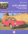 Alfa Romeo Giulia und Giulietta Coupes und Spiders Die Autos und ihre Geschichte 1954  1995