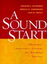 A Sound Start Phonemic Awareness Lessons for Reading Success
