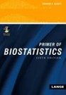 Primer of Biostatistics 6/e Valuepack