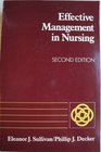 Effective Management in Nursing