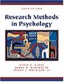 Research Methods in Psychology With Infotrac