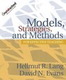 Models Strategies and Methods for Effective Teaching
