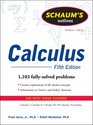 Schaum's Outline of Calculus 5ed Schaum's Outline of Calc 5ed