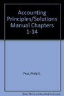 Accounting Principles/Solutions Manual Chapters 114
