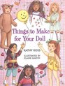 Things To Make For Your Doll