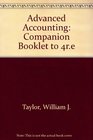 Advanced Accounting Companion Booklet