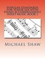 Popular Standards For Tenor Sax With Piano Accompaniment Sheet Music Book 1 Sheet Music For Tenor Sax  Piano