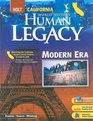 California Holt World History Human Legacy Modern Era