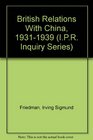 British Relations With China 19311939