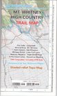Mt Whitney high country trail map