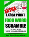 Extra Large Print Food Word Scramble