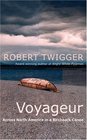 Voyageur Across the Rocky Mountains in a Birchbark Canoe