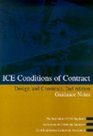 Ice Design and Construct Conditions of Contract Guidance Notes