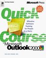 Quick Course  In Microsoft  Outlook  2000