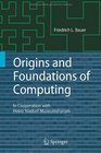 Origins and Foundations of Computing In Cooperation with Heinz Nixdorf MuseumsForum