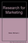 Research for Marketing