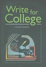 Write for College