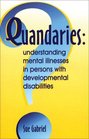 Quandaries Understanding Mental Illnesses in Persons with Developmental Disabilities