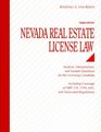 Nevada Real Estate License Law Analysis Interpretation and Sample Questions for the Licensing Candidate