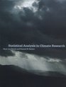 Statistical Analysis in Climate Research