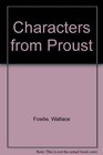Characters from Proust