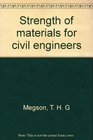 Strength of materials for civil engineers
