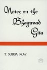 Notes on the BhagavadGita