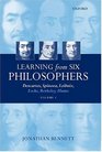 Learning from Six Philosophers Descartes Spinoza Leibniz Locke Berkeley Hume