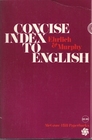 Concise Index of English