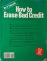 How to Erase Bad Credit
