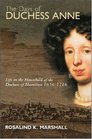 The Days of Duchess Anne Life in the Household of the Duchess of Hamilton 16561715