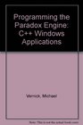 Programming the Paradox Engine C Windows Applications