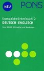 PONS Kompaktwrterbuch DeutschEnglisch