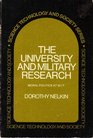 The university and military research Moral politics at MIT
