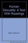 Human Sexuality A Text With Readings